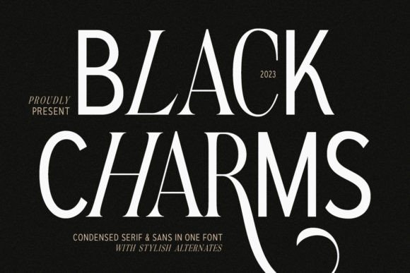 Black Charms: A Display Font That Elevates Small Business Branding