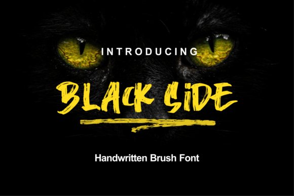 Black Side: A Trendy Handwritten Font for Bold Brand Identities