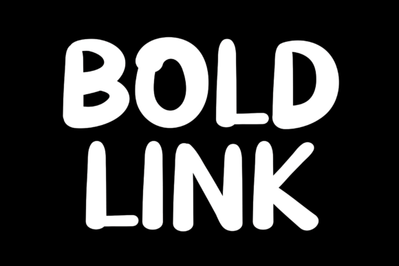 Bold Link: A Handwritten Display Font for Modern Web Design