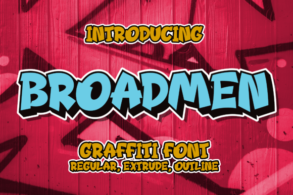 Broadmen: A Bold Display Font for Urban Editorial Design