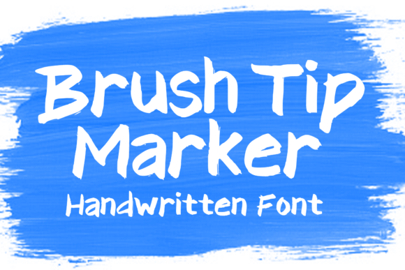 Brush Tip Marker Font: A Maker’s Best Friend for Handmade Labels, Invitations & More