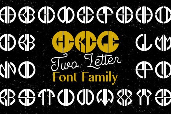 Circle Two Letter: A Stylish Display Font for Digital Branding