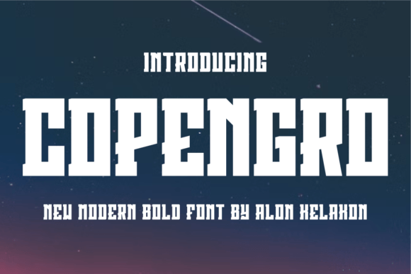 Copengro: A Bold Display Font for Impactful Campaign Design