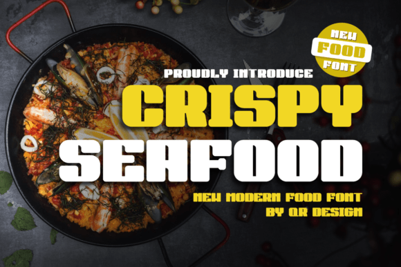 Crispy Seafood Font: A Bold Display Typeface for High-Impact Campaigns