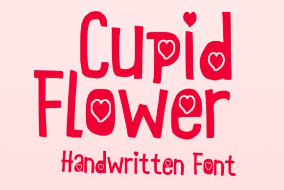 Cupid Flower: A Valentine’s Display Font That Elevates Small Business Branding