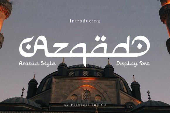 Elevate Your Brand with Azqad: A Display Font That Speaks Elegance