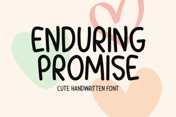 Enduring Promise: A Handwritten Font That Elevates Brand Identity