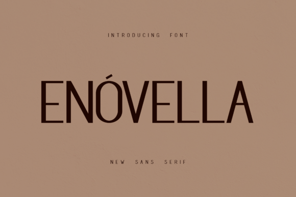 Enovella: A Modern Display Font for Impactful Digital Marketing