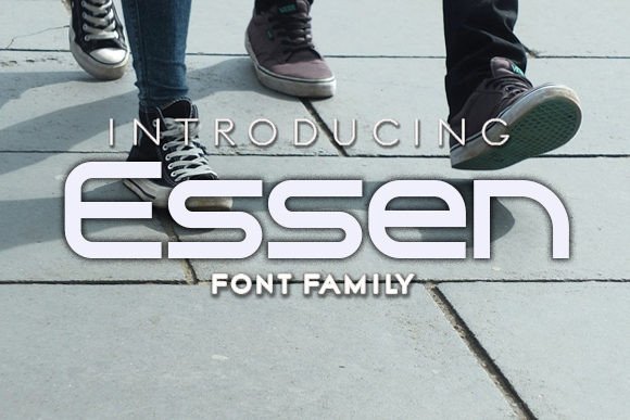 Essen: A Stylish Sci-Fi Display Font for Modern Branding Projects