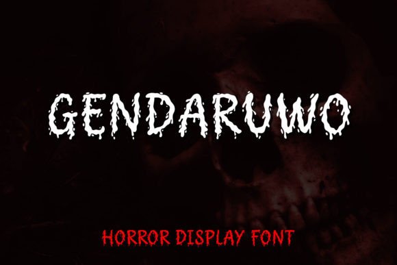 Gendaruwo: A Bold Display Font for Horror-Inspired Campaigns