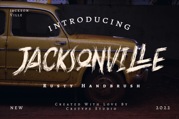 Jacksonville Hand Brush: A Dynamic Display Font for Editorial Design