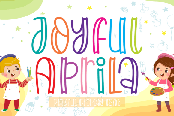 Joyful Aprila: A Playful Display Font That Elevates Small Business Branding