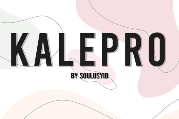 Kalepro: A Stylish Display Font for Crafters and Product Designers
