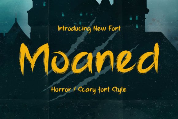 Moaned Font: A Bold Display Typeface for Business Branding