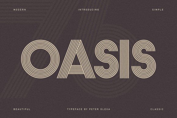 Oasis: A Retro-Inspired Font That Elevates Brand Identity