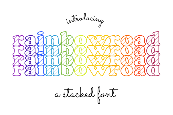 Rainbow Road: A Designer’s Take on This Playful Display Font