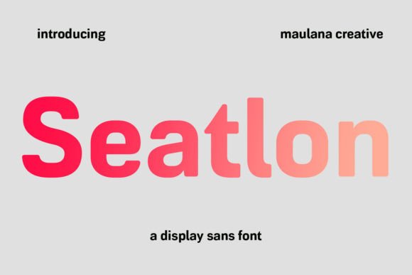 Seatlon: A Display Font That Elevates Small Business Branding