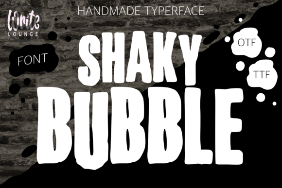 Shaky Bubble: A Playful Display Font That Elevates Small Business Branding