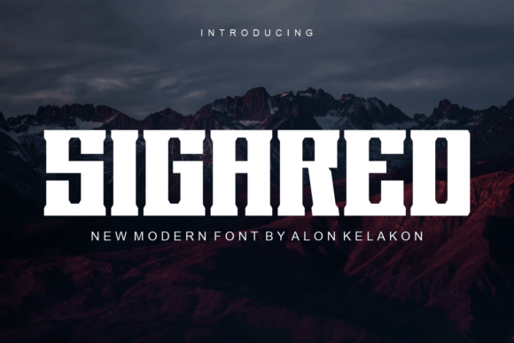 Sigared: A Bold Serif Font to Elevate Your Business Branding