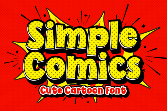Simple Comics: A Bold Display Font for Modern Web Design