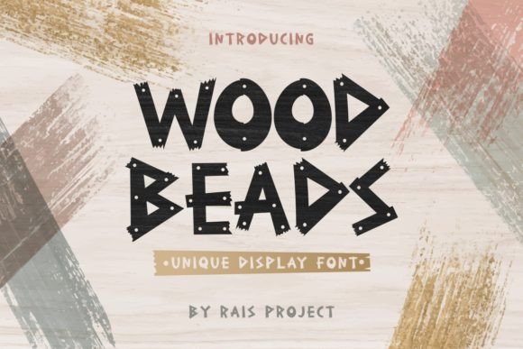 Wood Beads Font: A Designer’s Real-World Test in a Cozy Café Branding Project