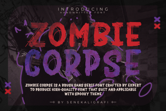 Zombie Corpse: A Bold Display Font for Horror-Inspired Editorial Design
